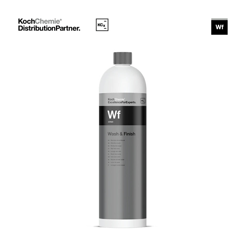 【 日本正規品 】 KochChemie コッホケミー コケミ Wf ウォッシュ&フィニッシュ 1L KJ317001 ウォーターレス リンスレス 洗車 カーケア カーシャンプー 輝き 撥水 保護 コーティング エキスパート プロ向け Wash & Finish